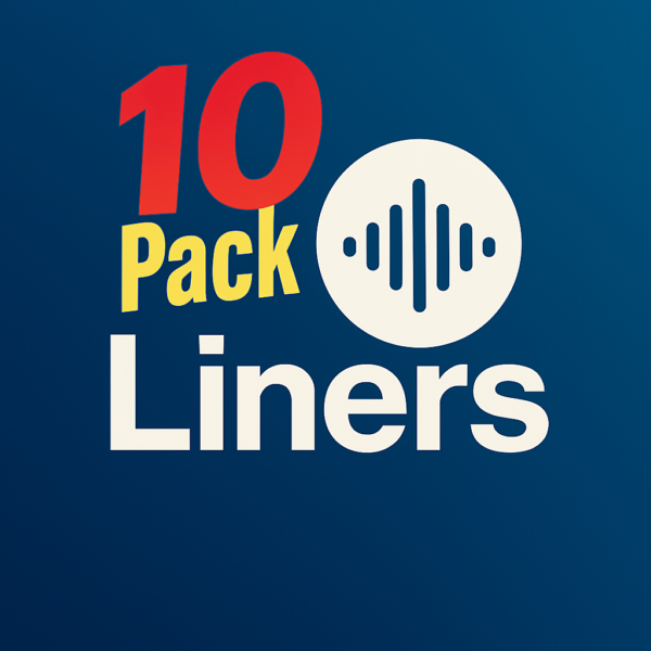 10 Pack Solo Voz Liners o ID